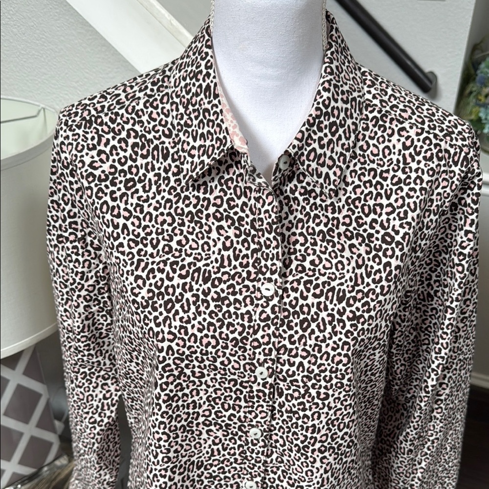 Foxcroft Luxe Leopard Long Sleeve Tunics - Picture 8 of 16